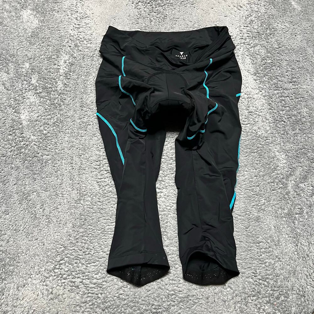 Spoear Cycling Pants XXL Womens Black Padded Compression Tight